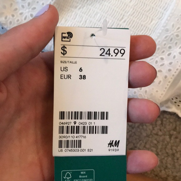 H&M BLOUSE CROP TOP - Picture 3 of 4